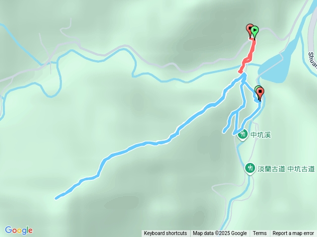 2025-10-29 聯合艦隊行程先走 中坑西山_東北稜2(完成合併).gpx預覽圖
