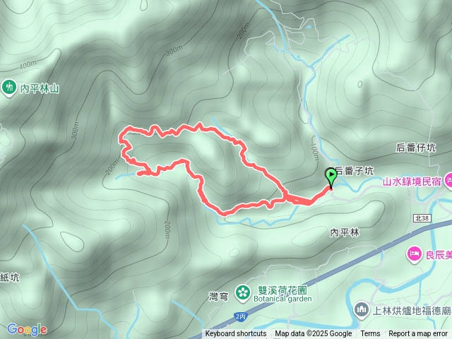 后番子坑古道-武達煤礦遺址-后番子坑山O形