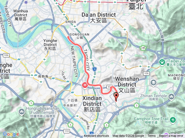 寶橋公館來回騎行