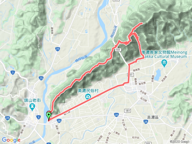 旗月縱走(含出月光山接駁車程)