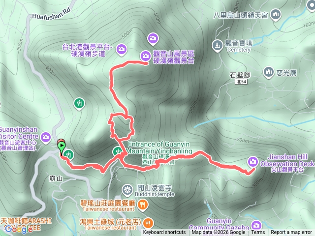 簡單駭客硬漢路上硬漢嶺-下占山觀景台折返預覽圖