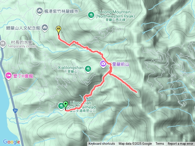 里龍山南上北登下預覽圖
