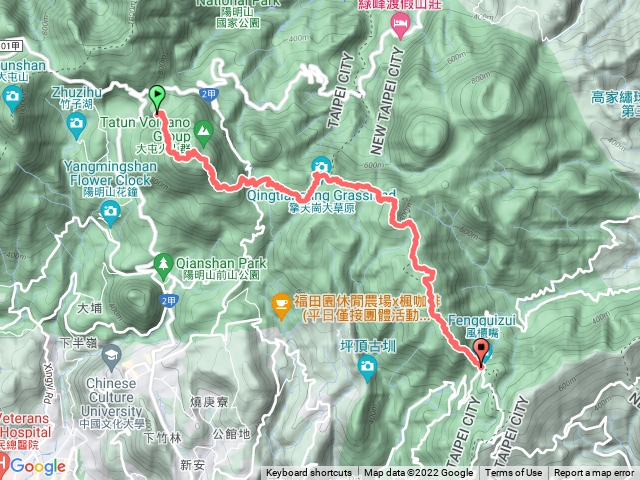 2021年臺北大縱走：尋寶任務臺北大縱走第三段：小油坑至風櫃口202210021502
