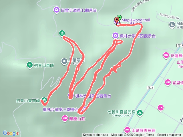 楓林步道來回預覽圖