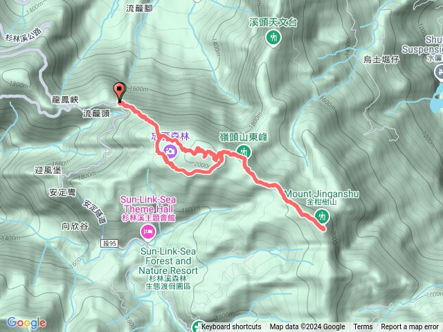 2024-11-7留籠頭～忘憂森林～金柑樹山～嶺頭山～留籠頭預覽圖