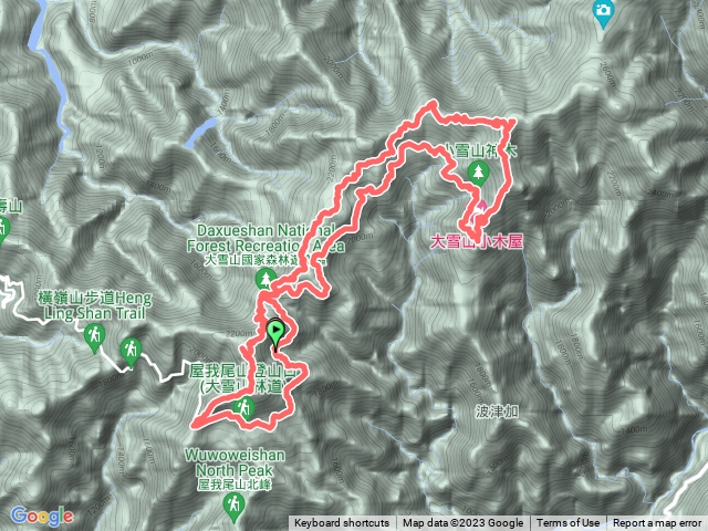 稍來小雪山步道縱走四連峰