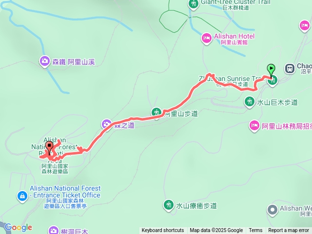 阿里山昭平公園步道預覽圖
