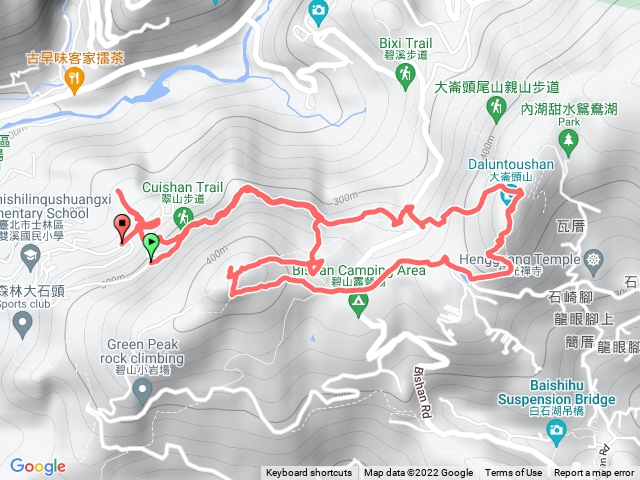 士林獅頭山、大崙頭尾山步道1110909