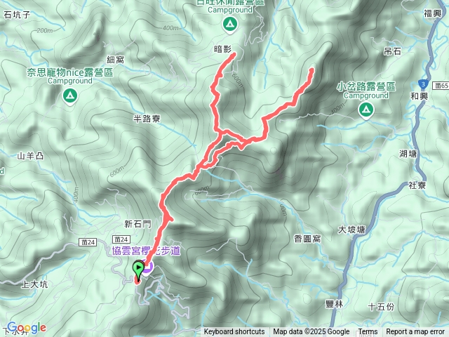 樟之細路RSA45(協雲宮至沖庫山來回)+和興山20250131