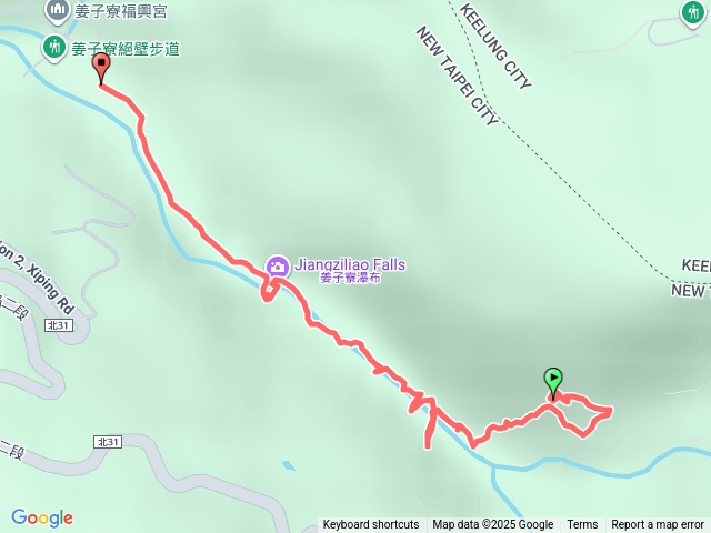 姜子寮絕壁+旗尾崙o型