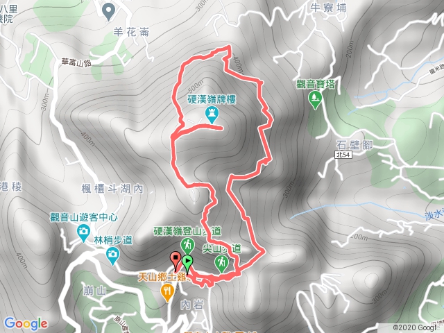 1090315觀音山北橫古道全段逆O行（大崩壁-硬漢嶺-北橫古道五段至一段）