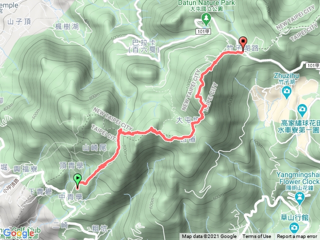 陽明山西部縱走