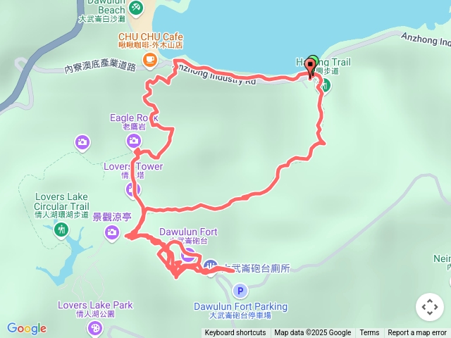 大武崙山(海興-三角點-外木山濱海步道)