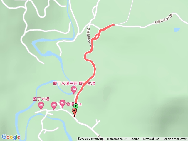 大尖石山下