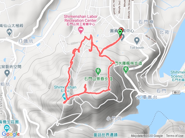 202010227石門水庫-太平山-清水坑山-石門山O型隨便走（三山連走）