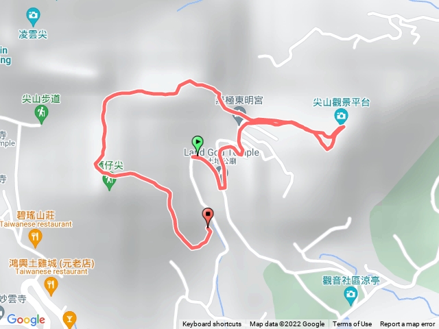 潮音洞占山鷹仔尖O型路線