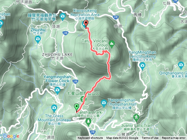 苗圃七星山主峰小油坑
