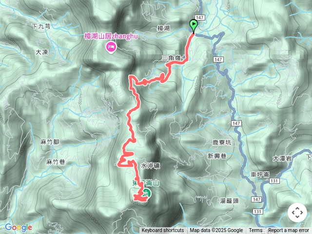 三合橋-西坪崙山+車坪崙山來回