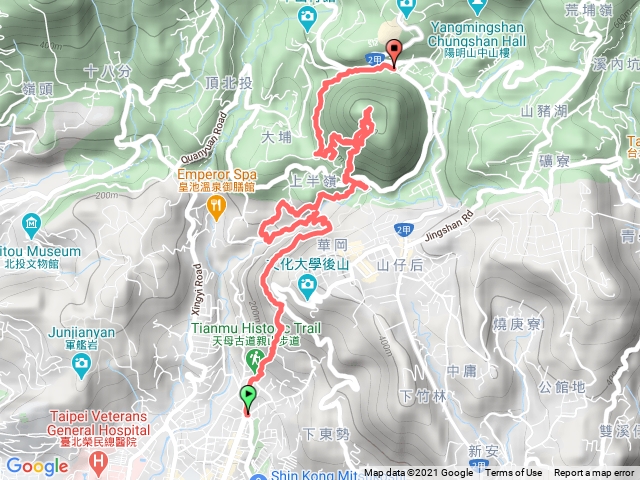 翠峰瀑布-半嶺吊橋-松溪瀑布-紗帽山-橫嶺古道