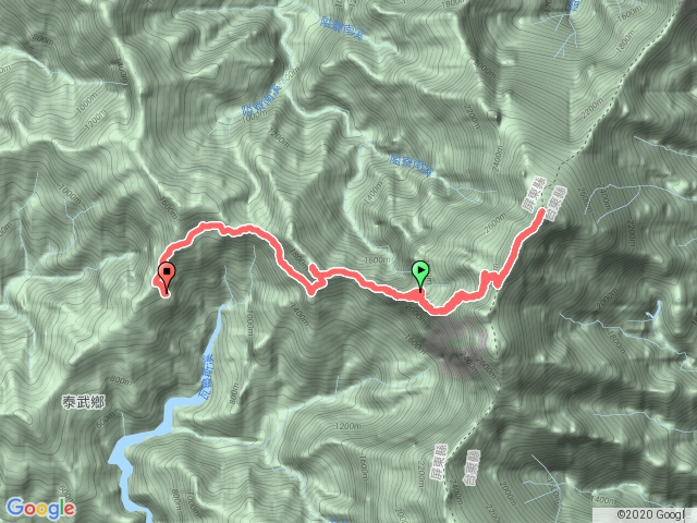 20190127_檜谷山莊-北大武-檜谷-西大武-登山口