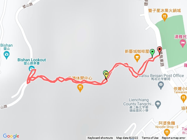 馬祖北竿第一高峰壁山步道