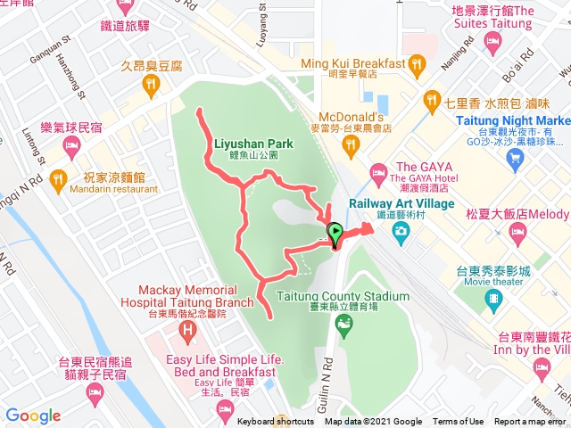 台東鯉魚山步道