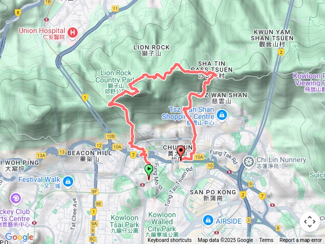 香港-獅子山（樂富、黄大仙）預覽圖