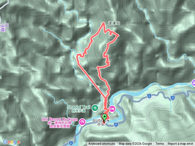 谷關七雄波津加山預覽圖