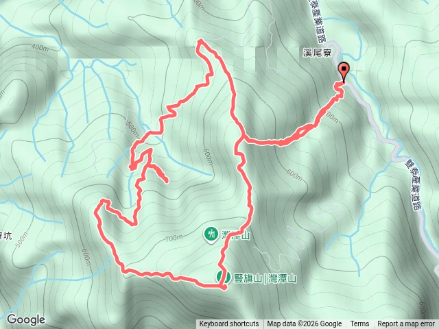 20260929(二)豎旗山東北稜北稜豎旗山西北稜藤寮坑古道鯊魚岩洞豎旗山北稜(O型)。預覽圖