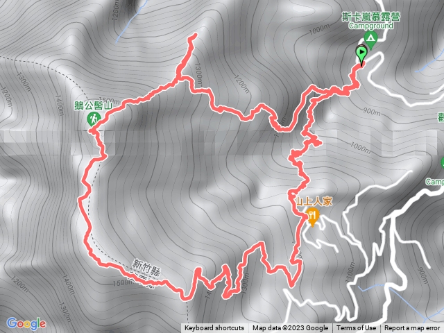 雲霧步道～鵝公髻山O形