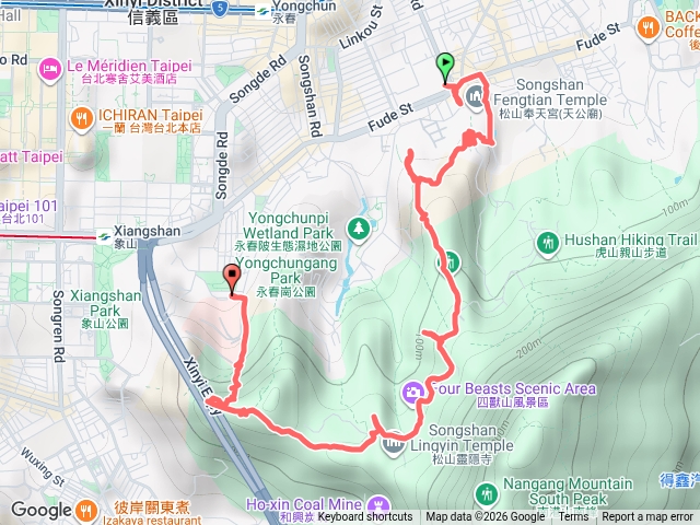 20260830中陂(廣慈站)-奉天宮-龍山宮-五分埔山-120高地-虎山-豹山-獅山-長壽園-象山-六巨石101觀景平台-市療預覽圖