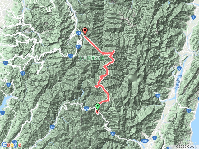 2019金黃中秋。南二段(八通關山至東埔愛玉亭軌跡飄移勿用)