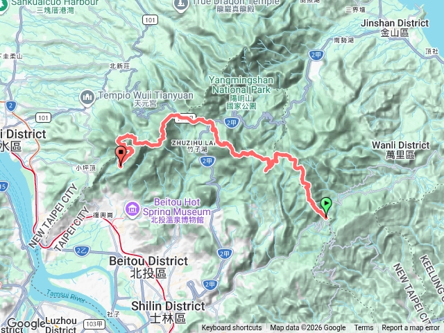 陽明山東西大縱走預覽圖