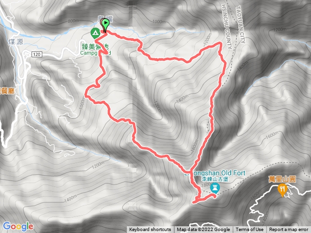 20220212 煤源上李崠山下八五山O型一圈