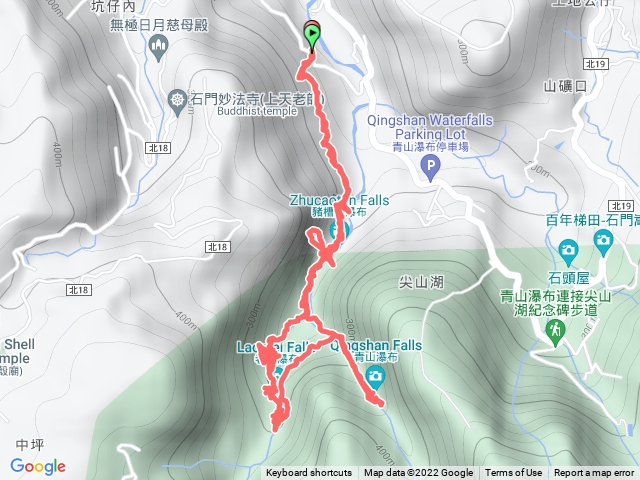 老梅冷泉青山瀑布
