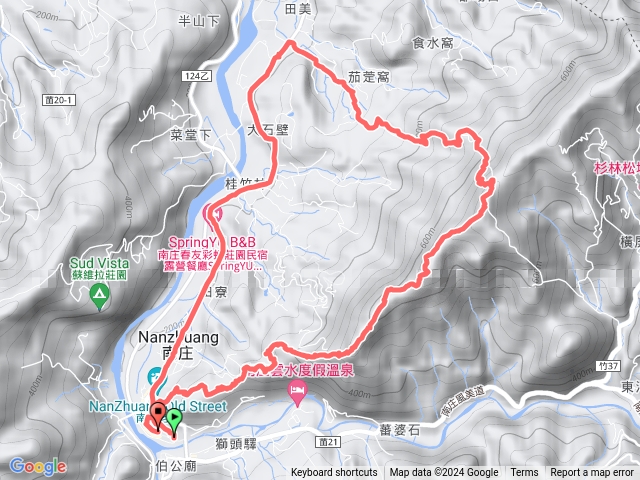 南庄老街➡️茶園坪山➡️東村山➡️橫屏背山➡️田美村