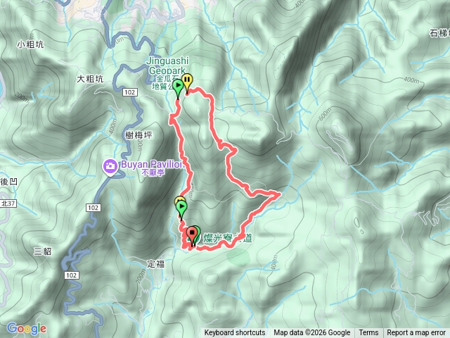 燦光寮古道+貂山古道預覽圖