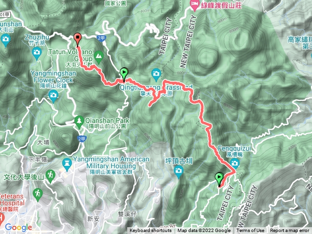 Meshの陽明山東段縱走