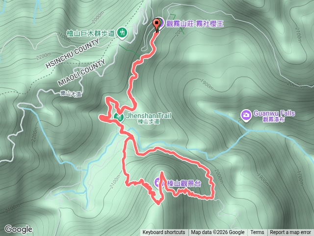 觀霧榛山步道預覽圖