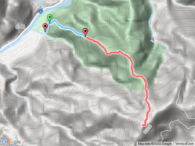 八仙山 松鶴登山口上下 20201002