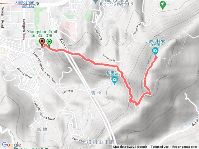 象山 拇指山 九五峰 來回