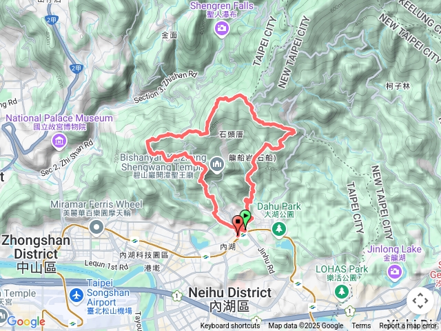 2025熊群大會師-D組路線-龍船岩 大邱田山 大崙頭山