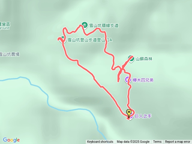 雪山坑巨人之手