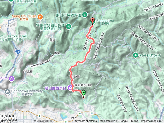 台北大縱走第四段逆行