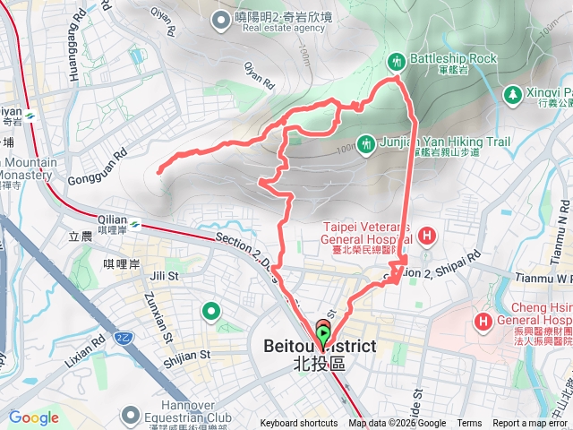 石牌-陽明大學-神農坡-軍艦岩-石牌小O預覽圖