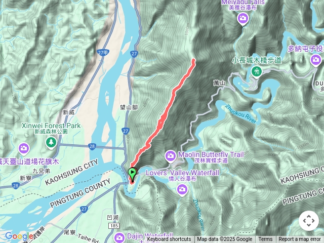 高雄茂林 六龜警備道南段-真我山預覽圖