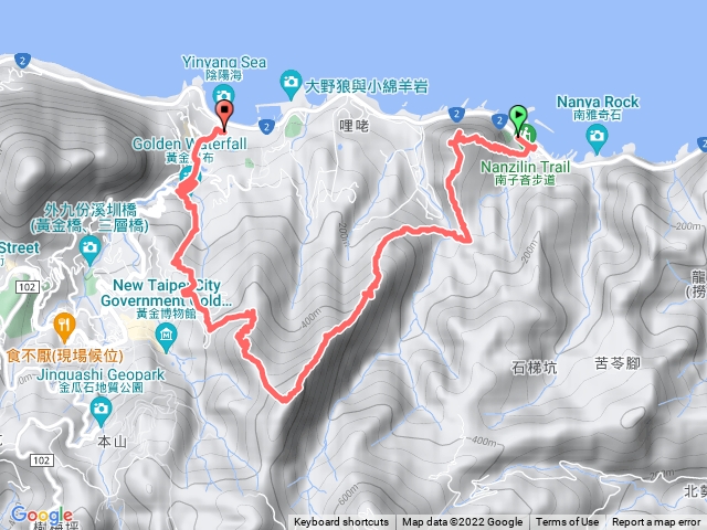 2022.09.018 劍龍稜上鋸齒稜 茶壺山陰陽海