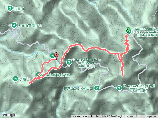 稍來、鳶嘴、橫嶺三山連走預覽圖