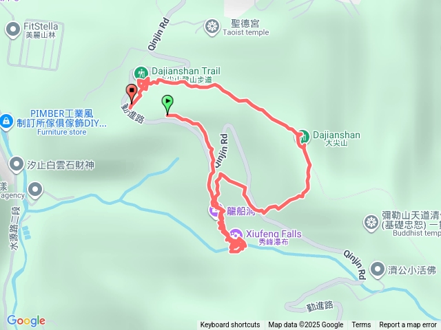 大尖山+秀峰瀑布