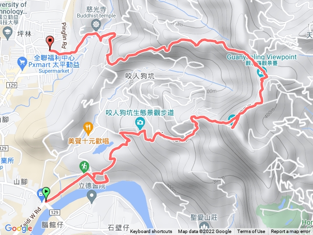 三町山至坪林國小